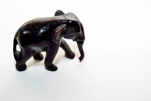 miniature figurine elephant made of semi-precious materials