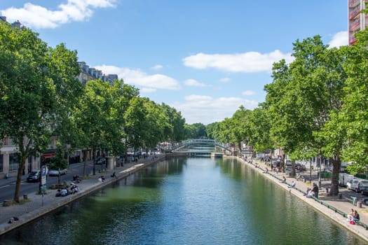 discovery of Paris and the banks of the Seine in summer, France