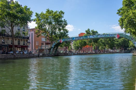 discovery of Paris and the banks of the Seine in summer, France