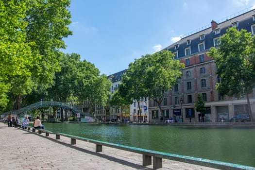 discovery of Paris and the banks of the Seine in summer, France