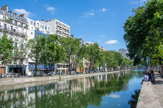 discovery of Paris and the banks of the Seine in summer, France