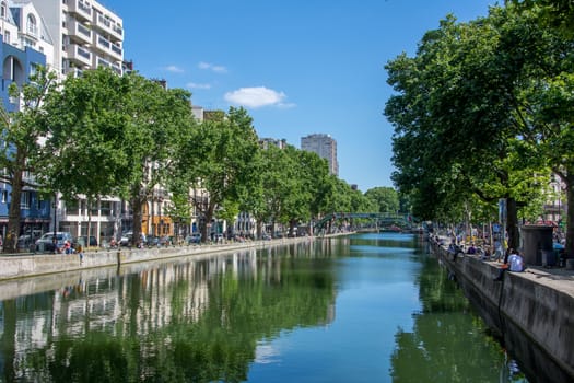 discovery of Paris and the banks of the Seine in summer, France