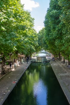 discovery of Paris and the banks of the Seine in summer, France