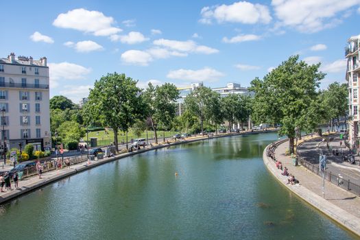 discovery of Paris and the banks of the Seine in summer, France