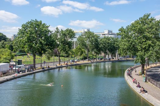 discovery of Paris and the banks of the Seine in summer, France