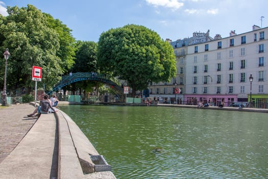 discovery of Paris and the banks of the Seine in summer, France