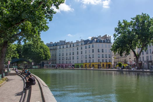 discovery of Paris and the banks of the Seine in summer, France
