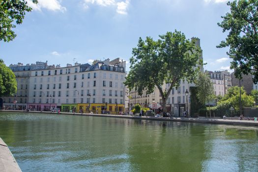 discovery of Paris and the banks of the Seine in summer, France