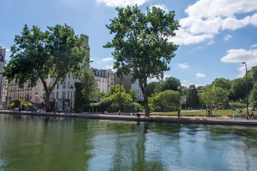discovery of Paris and the banks of the Seine in summer, France