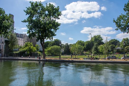 discovery of Paris and the banks of the Seine in summer, France