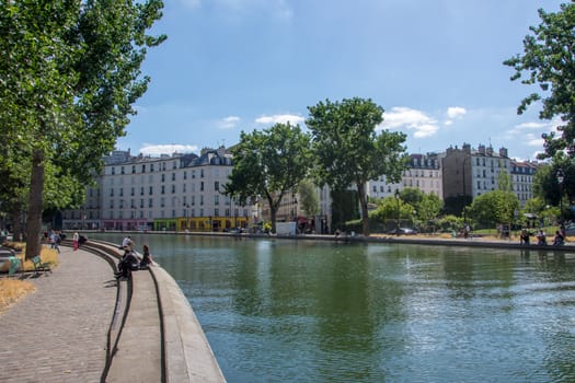 discovery of Paris and the banks of the Seine in summer, France