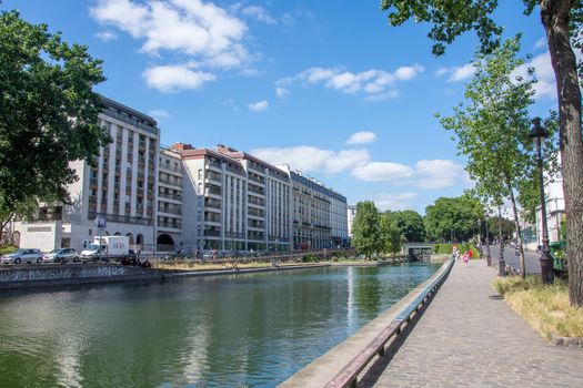discovery of Paris and the banks of the Seine in summer, France