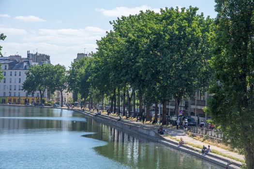 discovery of Paris and the banks of the Seine in summer, France