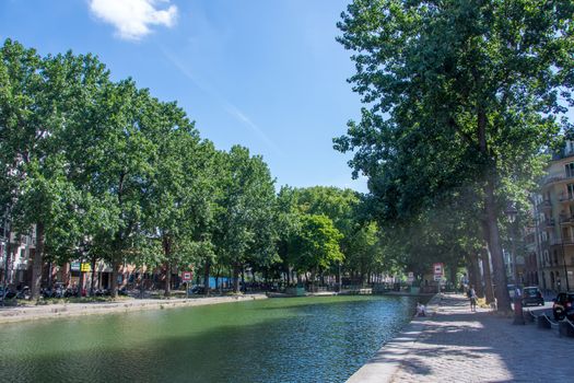 discovery of Paris and the banks of the Seine in summer, France