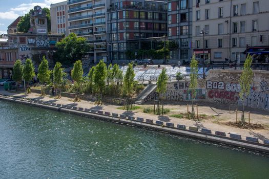 discovery of Paris and the banks of the Seine in summer, France