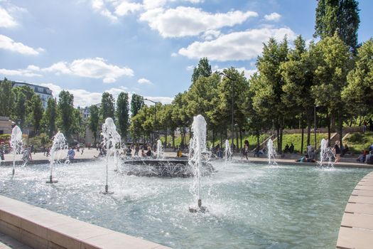 discovery of Paris and the banks of the Seine in summer, France