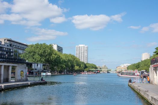 discovery of Paris and the banks of the Seine in summer, France