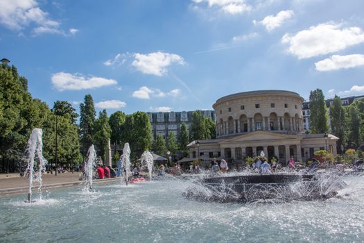 discovery of Paris and the banks of the Seine in summer, France