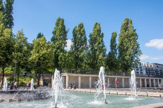 discovery of Paris and the banks of the Seine in summer, France