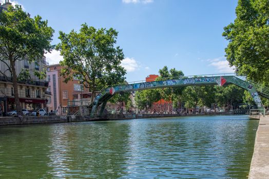 discovery of Paris and the banks of the Seine in summer, France