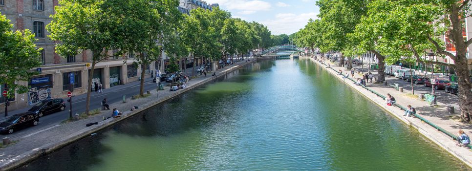 discovery of Paris and the banks of the Seine in summer, France