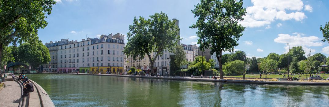 discovery of Paris and the banks of the Seine in summer, France