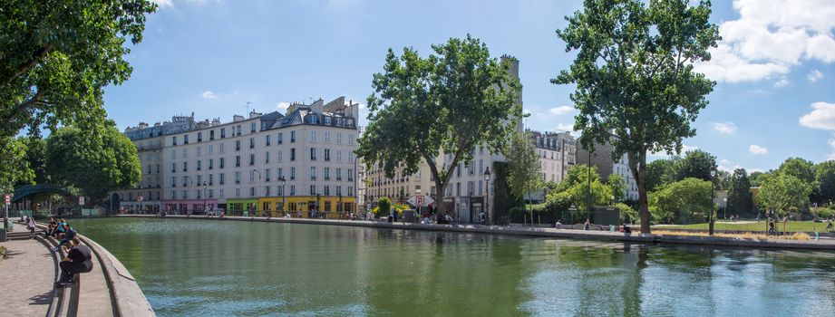 discovery of Paris and the banks of the Seine in summer, France