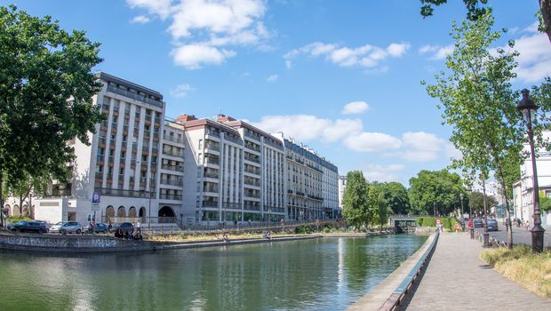 discovery of Paris and the banks of the Seine in summer, France