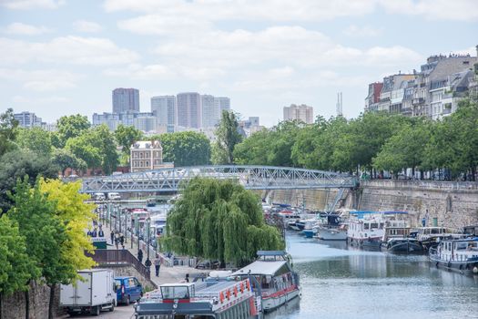 discovery of Paris and the banks of the Seine in summer, France