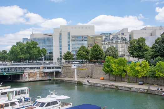 discovery of Paris and the banks of the Seine in summer, France