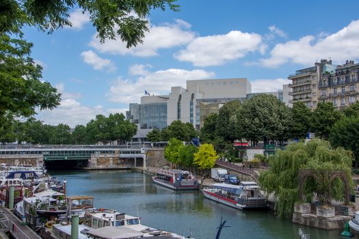 discovery of Paris and the banks of the Seine in summer, France
