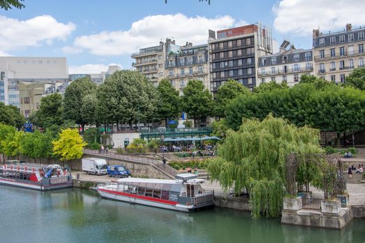discovery of Paris and the banks of the Seine in summer, France