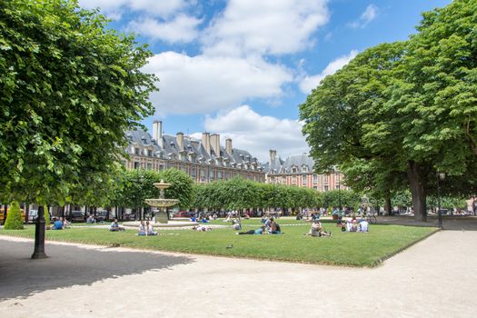 discovery of Paris and the banks of the Seine in summer, France