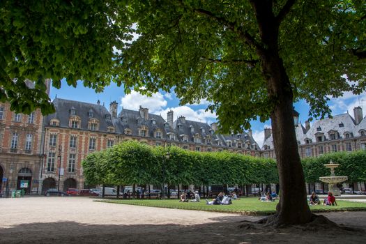 discovery of Paris and the banks of the Seine in summer, France