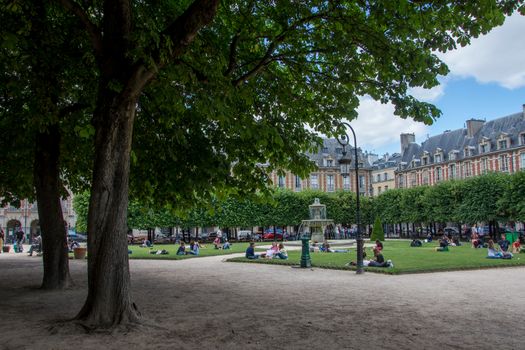 discovery of Paris and the banks of the Seine in summer, France
