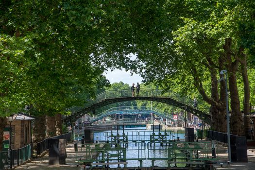 discovery of Paris and the banks of the Seine in summer, France