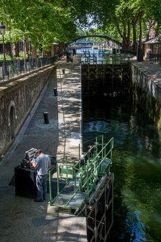 discovery of Paris and the banks of the Seine in summer, France