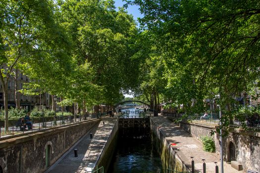 discovery of Paris and the banks of the Seine in summer, France