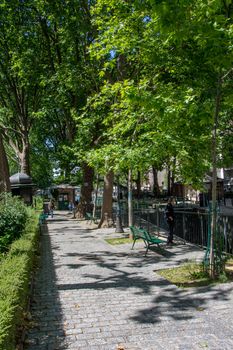 discovery of Paris and the banks of the Seine in summer, France