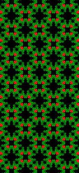 Abstract Christmas design. Repetitive geometric pattern.
