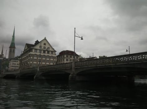 crossing a bridge during a vacation