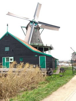 a windmill in rural area