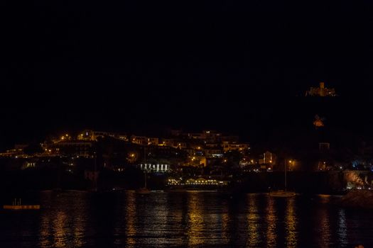discovery of Collioure on a summer evening. Pyrenes, France