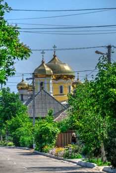 The village of Vilkovo in Odessa region, Ukraine. The beginning of the river walk to the Danube Delta