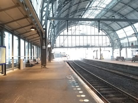 visiting an european railway statio