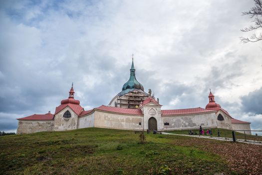 Pilgrimage Church of St John of Nepomuk at Zelena hora in Zdar nad Sazavou, national cultural heritage and the UNESCO World heritage monument