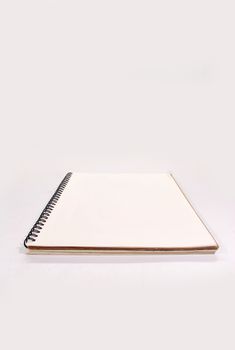 Notebook isolated on white background.