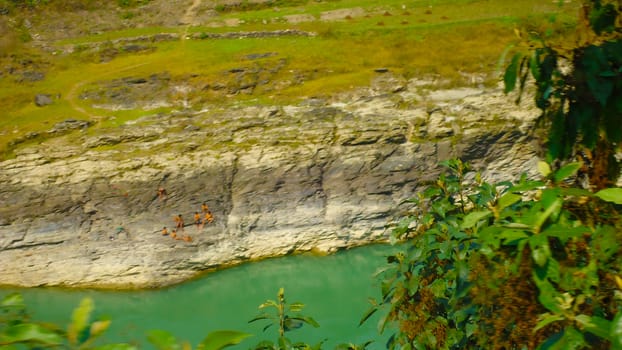 a green valley in north india