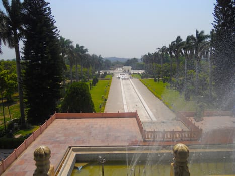 a view of Pnjore Garden, Punjab India