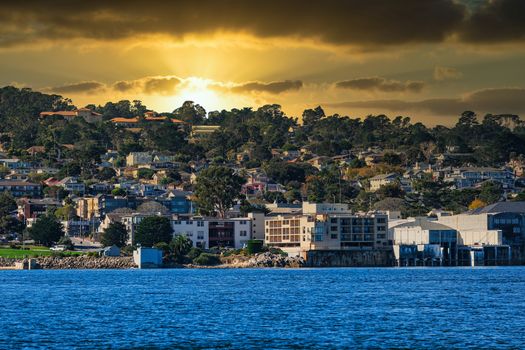 Coastal Architecture in Monterey at Sunrise